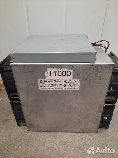 Asic майнер Avalon 1166pro 81тн и 1246 90тн