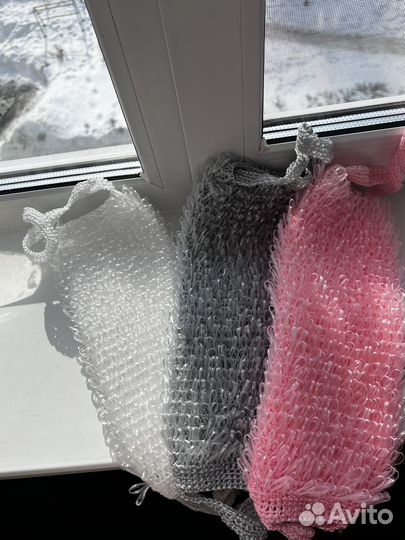 Мочалка ручной работы