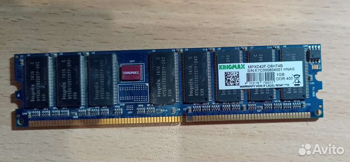 Оперативная память ddr2 и ddr1. 1 gb