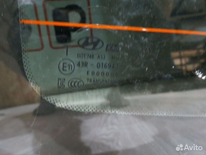 Стекло заднее Hyundai Solaris 2