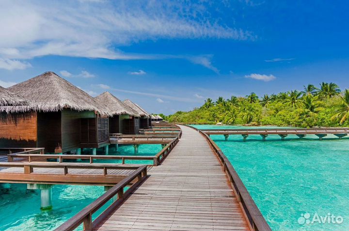Мальдивы поездка 7 нч завтрак, 4 звезды