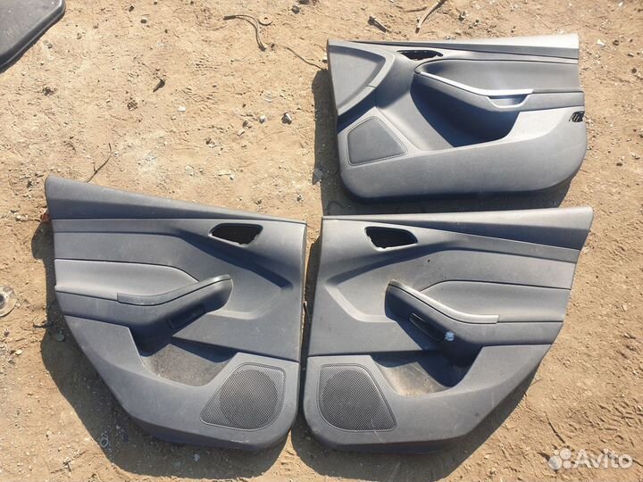 Дверные карты обшивки дверей ford focus 3 фокус