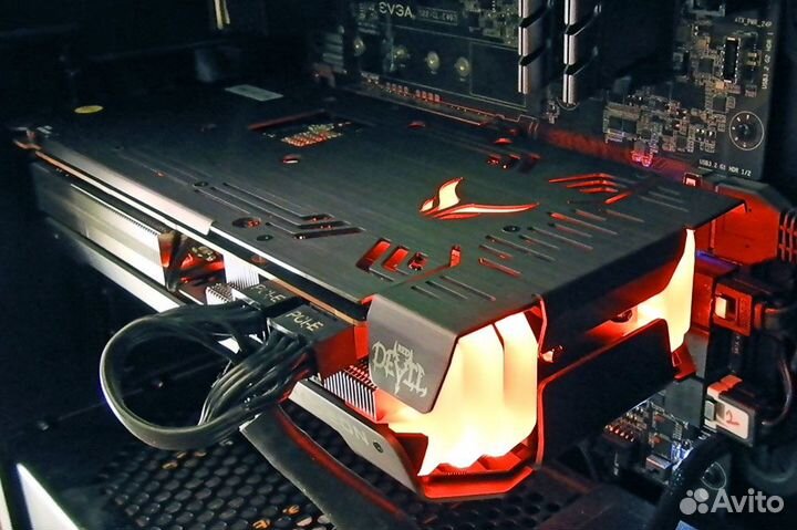 Radeon RX 6600 XT Red Devil OC 8 гб