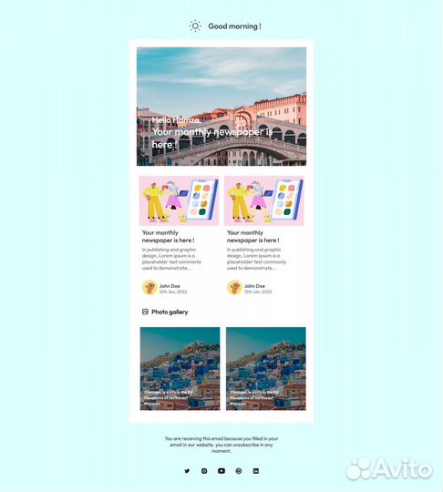 Html-верстка E-mail писем, рассылок