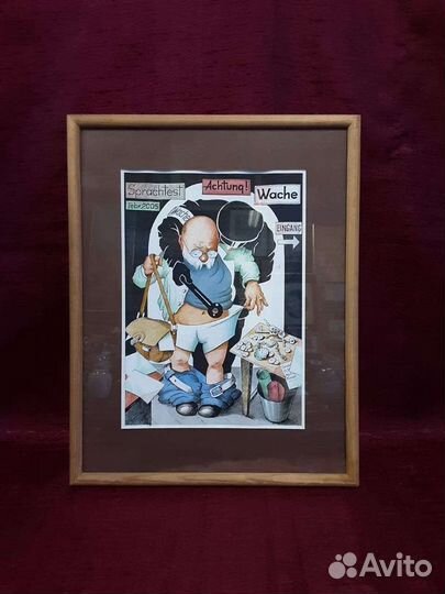 Картина в раме. Афиша. Графика