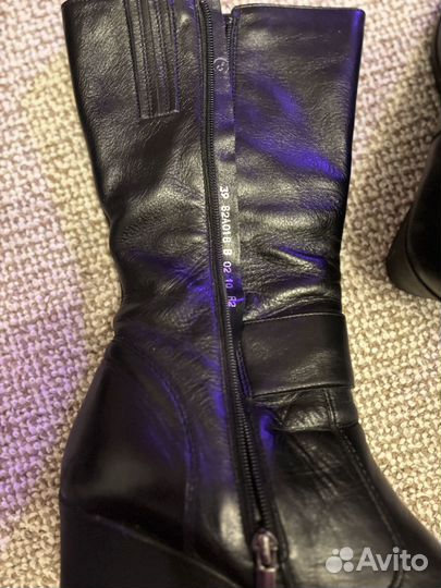 Сапоги женские натуральная кожа демисезонные 39 р
