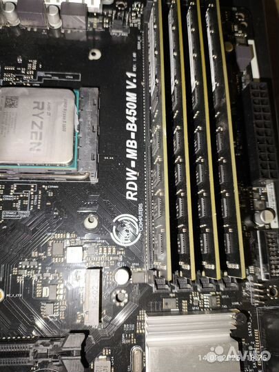 RDW-MB-B450M v1, сокет AM4
