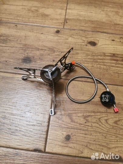 Горелка с преходником на два балона