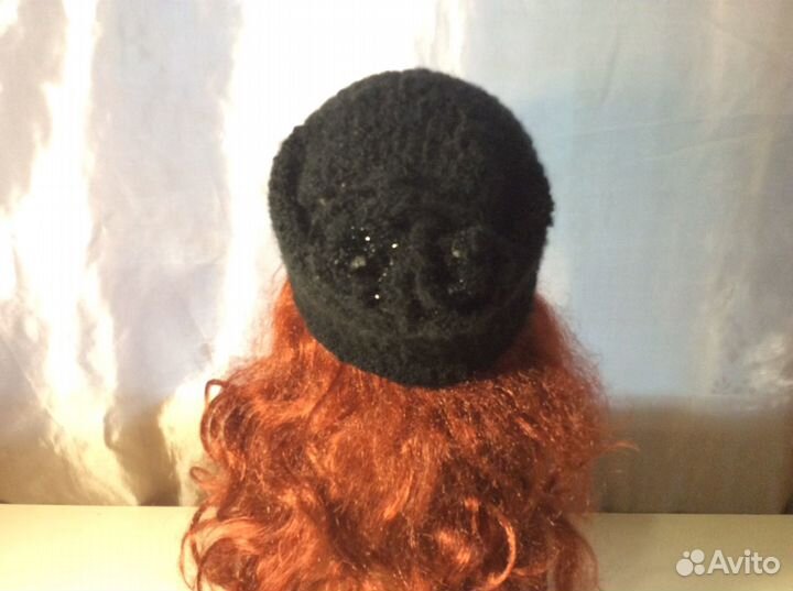 Очаровательная шапочка с люрексом, р 55-56, арт277