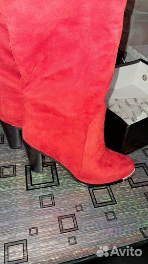 Сапоги ботфорты женские