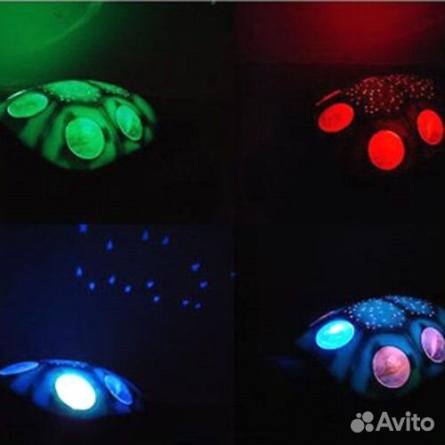 3в1 Звёздное небо+Игрушка+Ночник Проектор черепаха