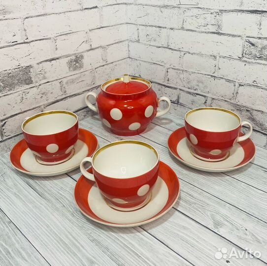 Сервиз чайный Горох СССР