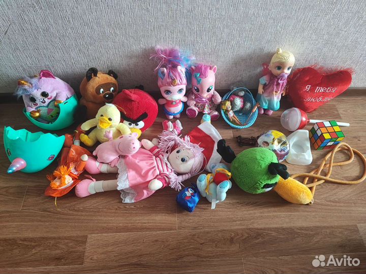 Мягкие игрушки пакетом