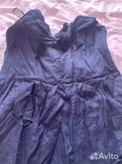 Комбинезон из льна mango