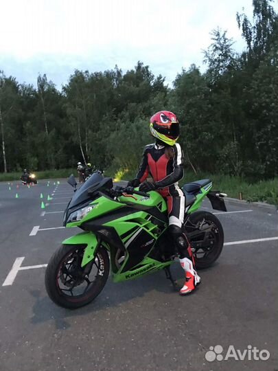 Кожаный мотокомбенизон osa