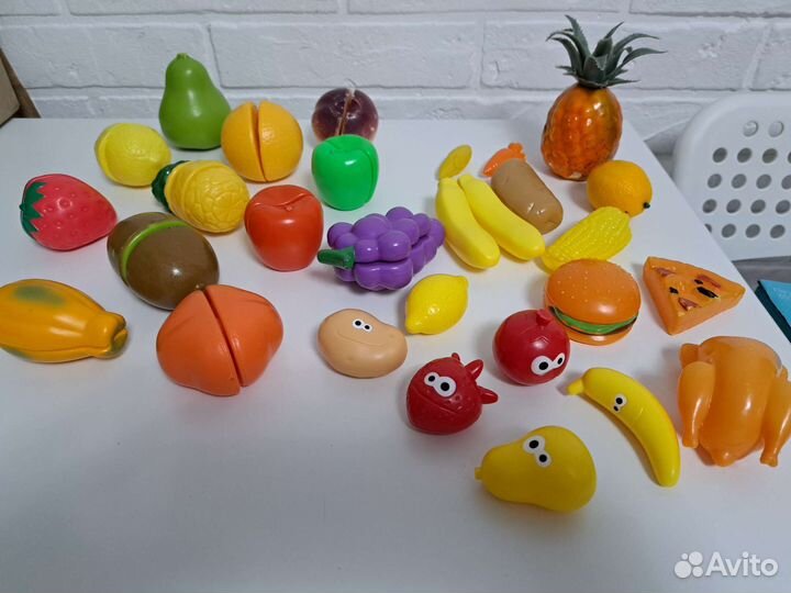 Фрукты на липучках ELC + ещё набор