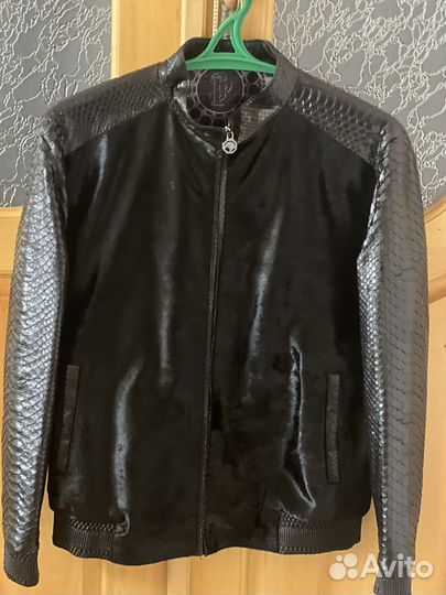 Кожаная куртка из питона мужская