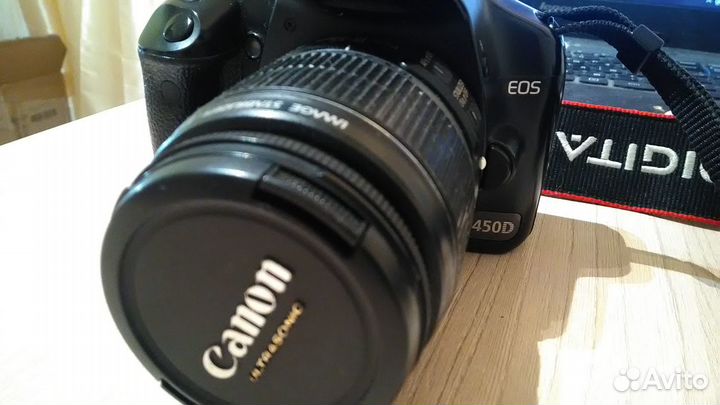Зеркальный фотоаппарат Canon 450D + обьектив кит 1