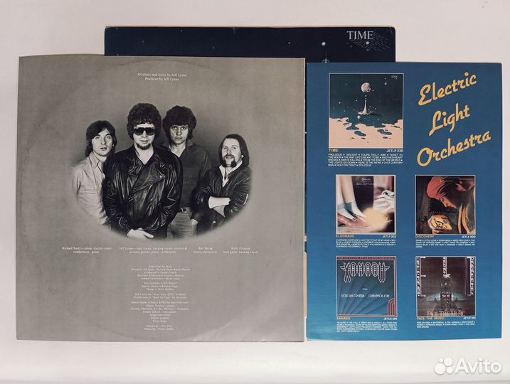 LP ELO - Time Holland Jet 1981г