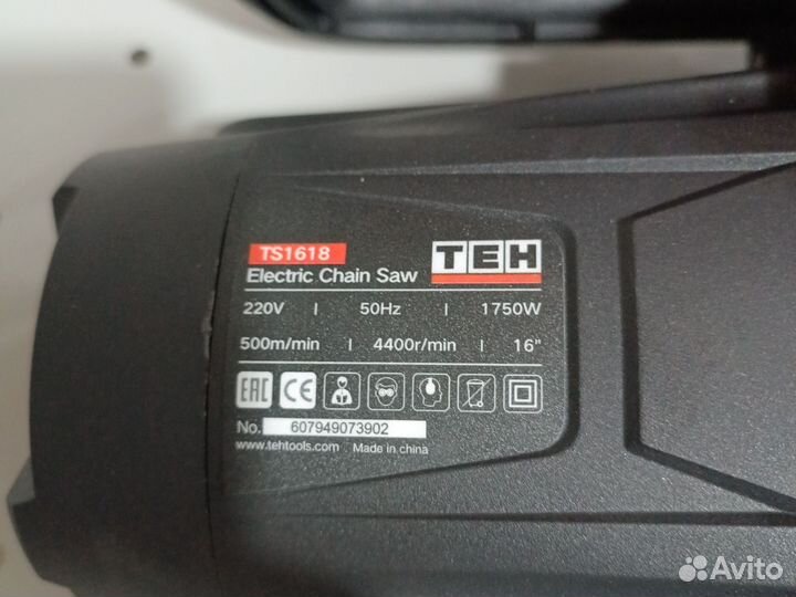 Пила цепная TEH TS1618 электрическая 1750 Вт 40 см