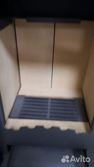 Печь-камин Бавария Оптима с плитой незабудка