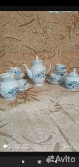 Сервиз столовый кофейный, чайный