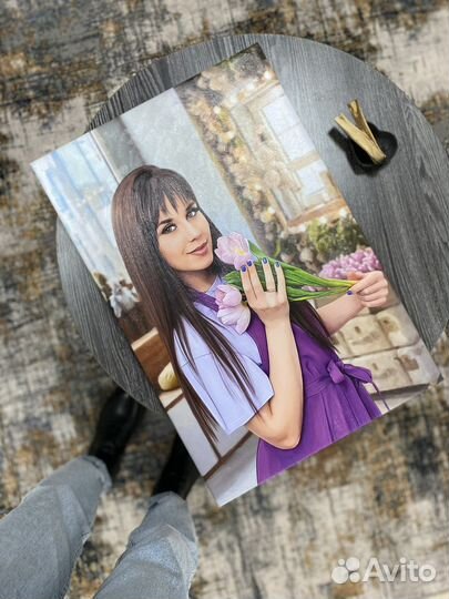 Портрет по фото на холсте, картина на холсте