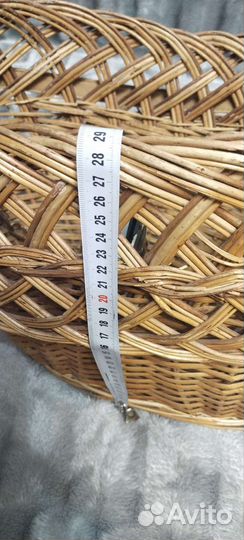 Корзина плетеная большая