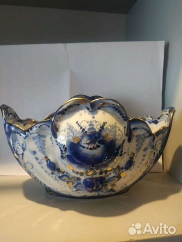 Конфетница гжель