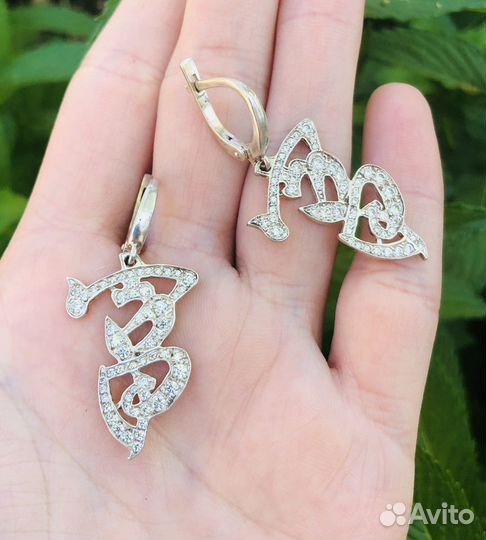 Серебряные серьги