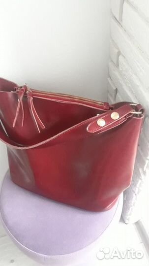 Сумка женская натуральная кожа бу