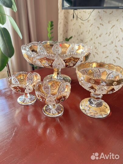 Ваза для фруктов bohemia