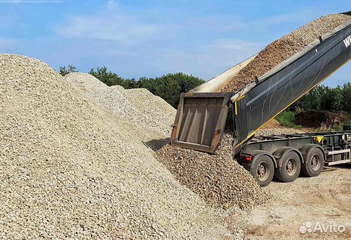 Щебень Известняковый в деревню Суздалы