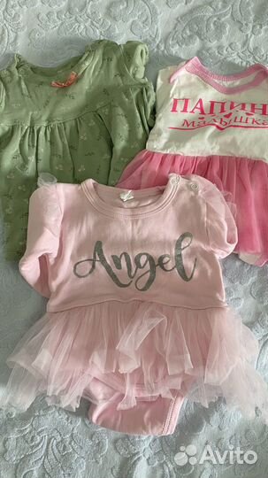 Вещи пакетом на девочку 62 68