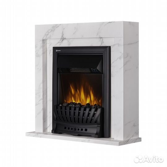 Портал Firelight Simple Classic белый мрамор