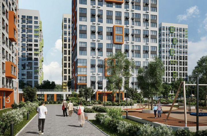 1-к. квартира, 39,6 м², 14/18 эт.