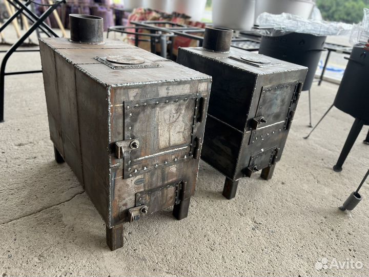 Печь дровяная буржуйка