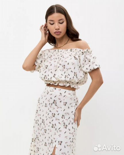 Костюм топ с юбкой