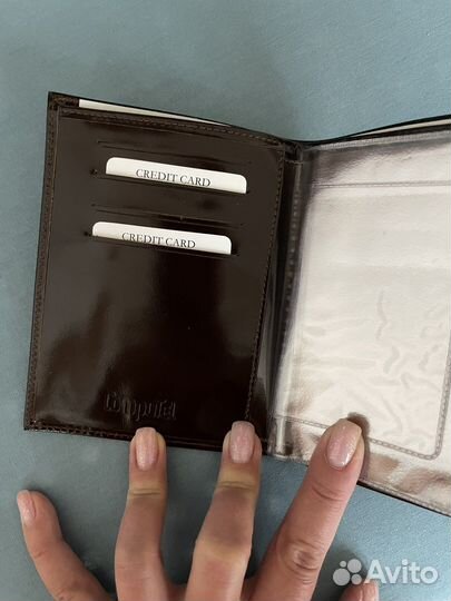 Обложка для автодокументов натуральная кожа