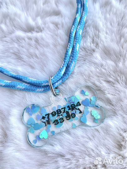 Адресники для собак из эпоксидной смолы