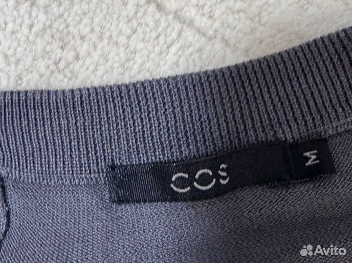 Джемпер cos с коротким рукавом шелк женский