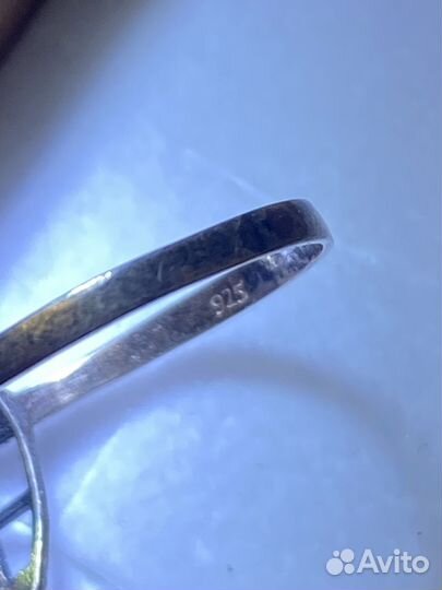 Серебряное кольцо с султанитом