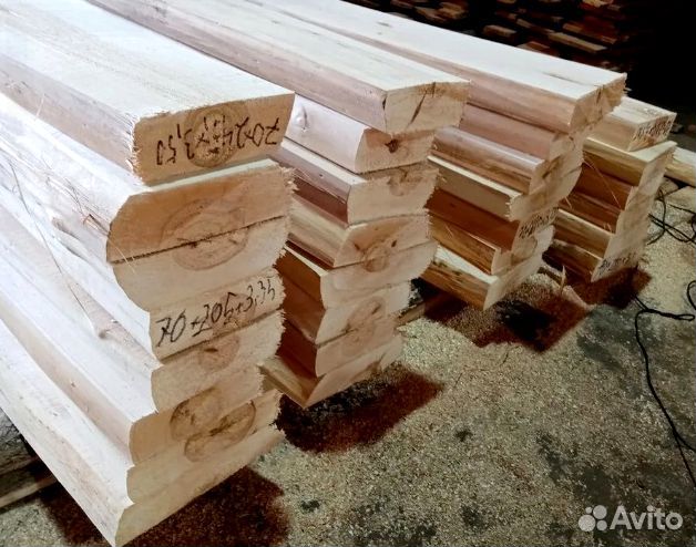 Полок осина сорт В 25*85 1,9м имитация бруса