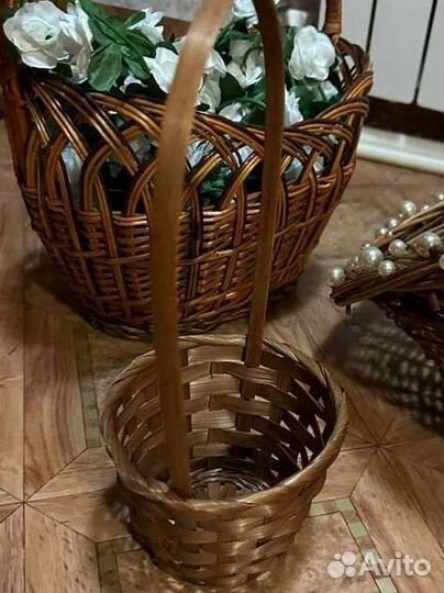 Корзинки плетеные