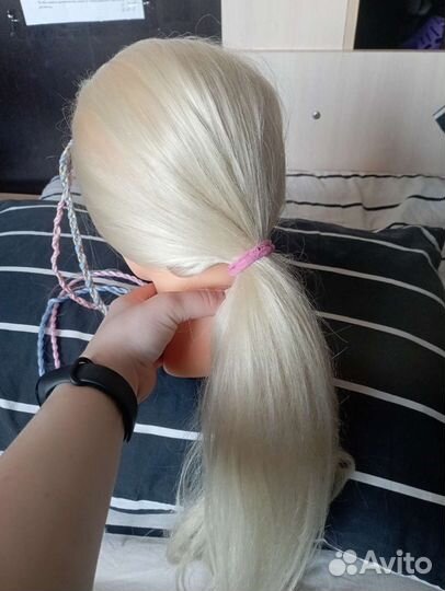 Учебная голова для причесок, манекен