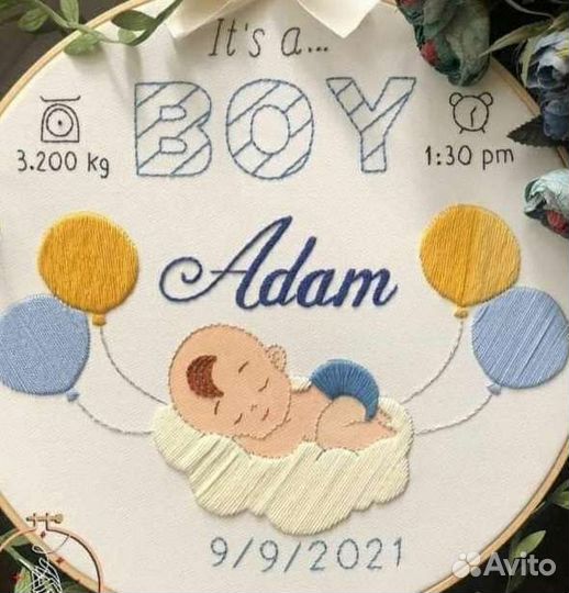 Вышивка на изделиях