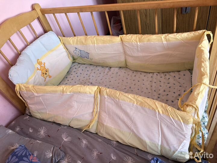 Бортики в кроватку feretti