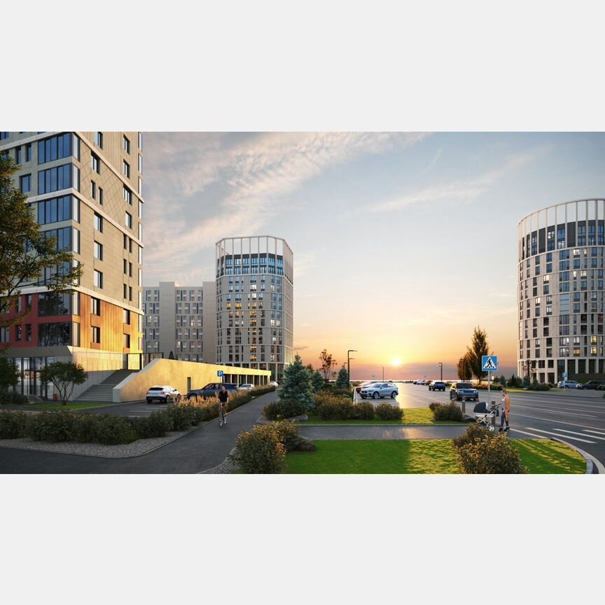 2-к. квартира, 62,4 м², 16/17 эт.