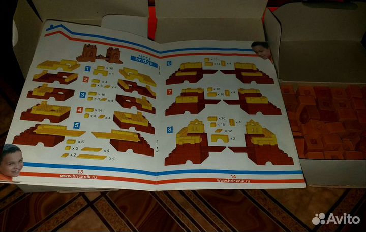 Конструктор bricknik из настоящих кирпичиков