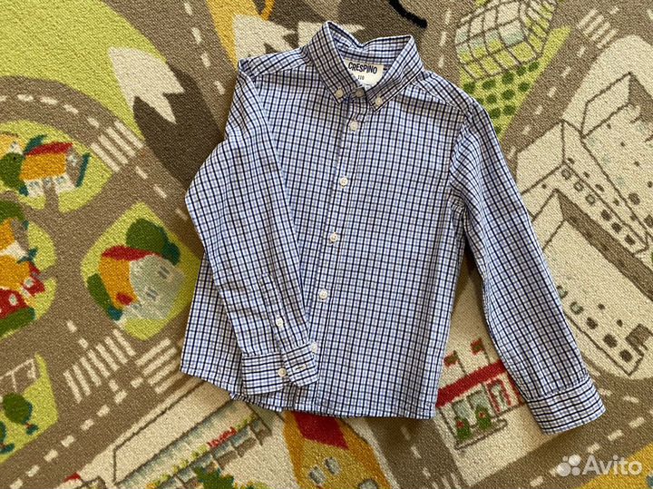 Рубашка с коротким и длинным рукавом, 110 р-р